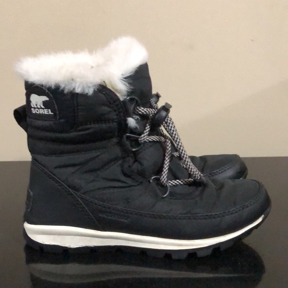 Sorel Whiteny Fur Winter Snow Boots Little Kids Preschool. - Picture 3 of 5